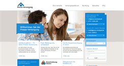 Desktop Screenshot of presse-versorgung.de